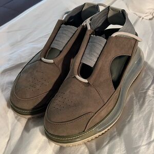 Nike Olive slip on shoes